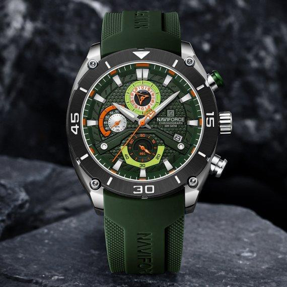 Годинник чоловічий наручний Naviforce Faster Зелений Вінниця - фото 4