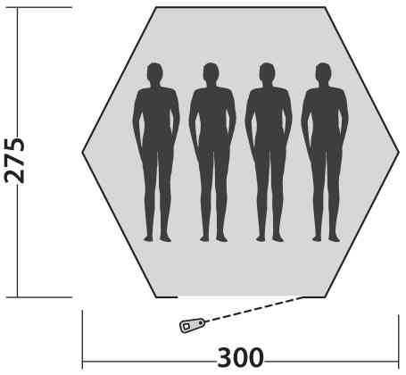 Палатка четырехместная Easy Camp Bolide 400 Rustic Green (120405) Киев