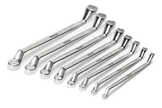 MASTERTOOL Ключі накидні MASTERTOOL COLD STAMPED набір 8 шт (6х7-20х22 мм) CrV 72-3208 Киев