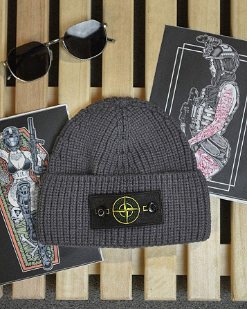 Шапка stone island graffit ВТ4725 Киев - изображение 1