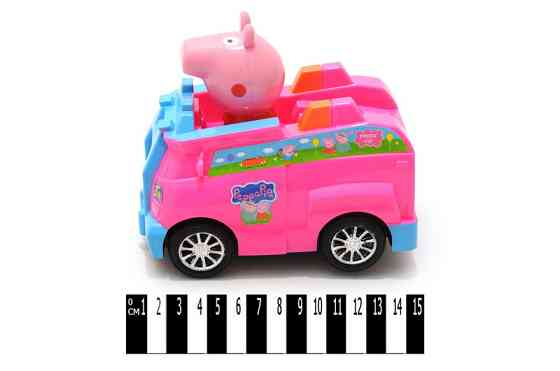 Машина  інерц. з героєм мультф. "Поросятко" XZ-372A р.15х9,5х13 см., шт Київ