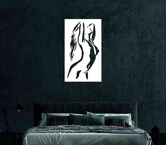 Декоративне настінне Панно «Силует жінки», Декор на стіну Київ