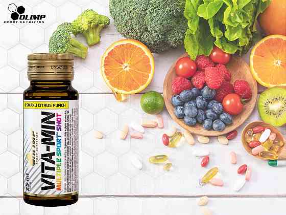 Вітамінно-мінеральний комплекс Olimp Vita-Min Multiple Sport Shot 9х25ml, цитрус Луцьк
