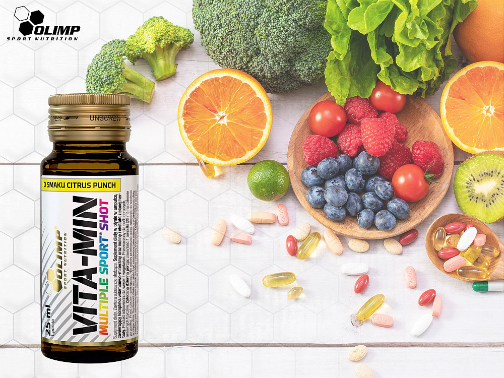 Вітамінно-мінеральний комплекс Olimp Vita-Min Multiple Sport Shot 9х25ml, цитрус Луцьк - фото 2