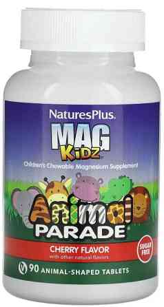 Магній для дітей Nature's Plus Animal Parade  Children's Magnesium 90 жув таб вишня Київ