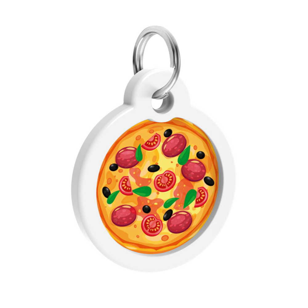 Адресник для собак и кошек металлический WAUDOG Smart ID с QR паспортом, рисунок 