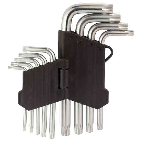 Sigma Ключи TORX 9шт T10-T50 мм CrV (короткие с отверстием) SIGMA (4022211) Коломия