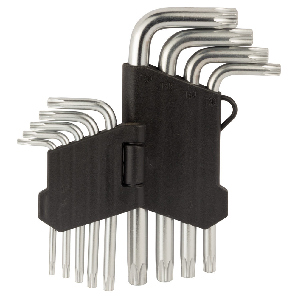 Sigma Ключи TORX 9шт T10-T50 мм CrV (короткие с отверстием) SIGMA (4022211) Коломия - фото 3