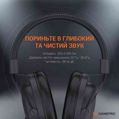 Навушники GamePro HS1050 Black (HS1050) Вінниця