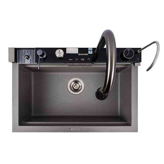 VALESO Гранітна мийка VALESO IRENA 6846 матова Сірий мусон Киев