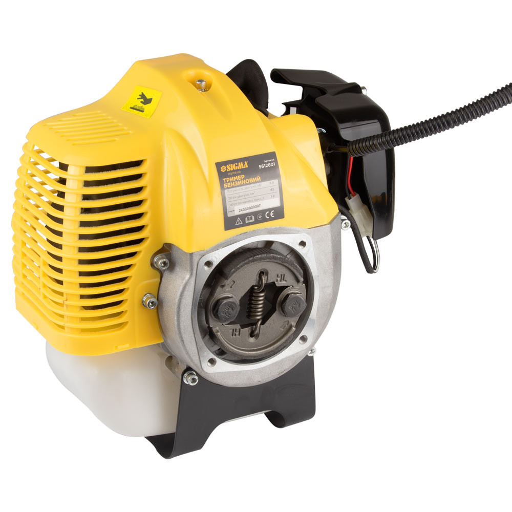 Sigma Триммер бензиновый 2.4кВт 43.0см³ жесткий вал U-ручка (катушка, нож) (из 2х частей) SIGMA Київ - фото 3