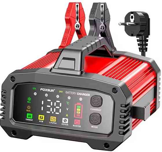 Імпульсний автоматичний зарядний пристрій Foxsur 2A, 8A, 20A 25А. Харків
