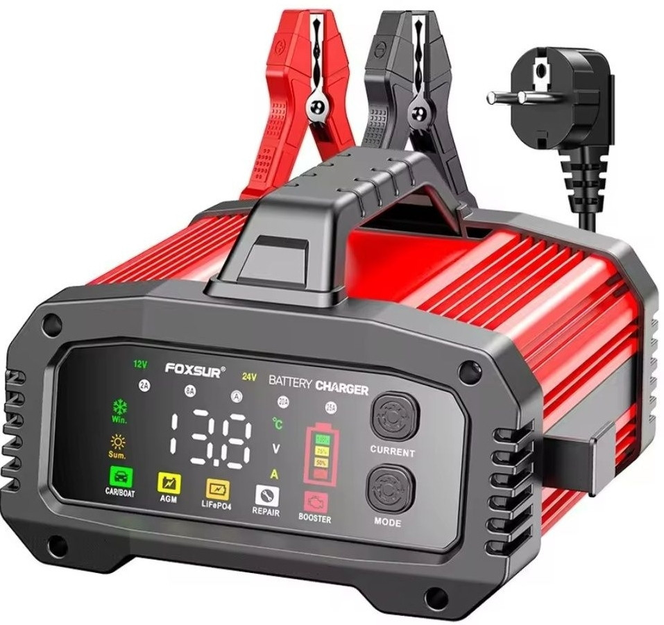 Импульсное автоматическое зарядное устройство Foxsur 2A, 8A, 20A 25А. Харьков - изображение 6