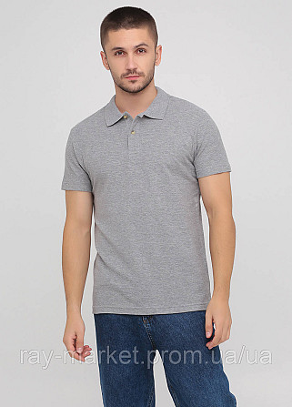 Поло базове Stedman Polo чоловіче сірий меланж (ST3000-GYH) XXL Київ - фото 1