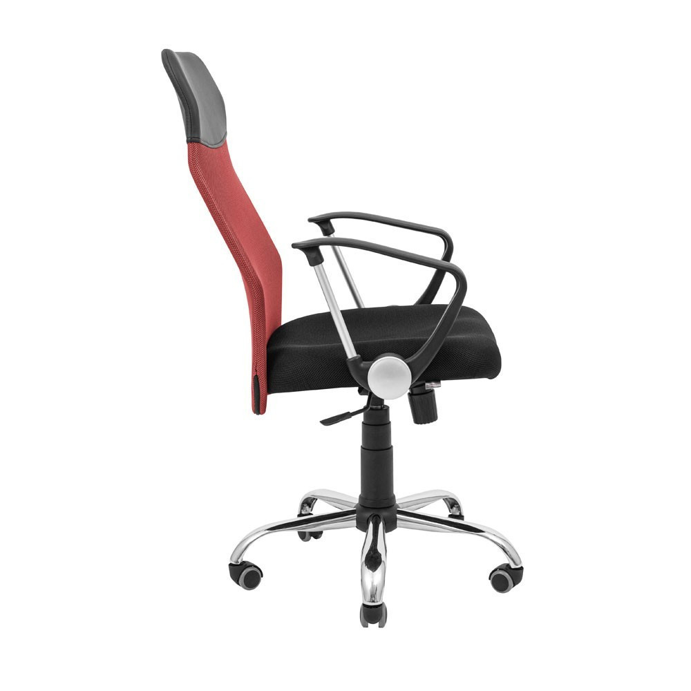 Офисное кресло руководителя Ultra Хром M1 Tilt Черно-красный Киев - изображение 3