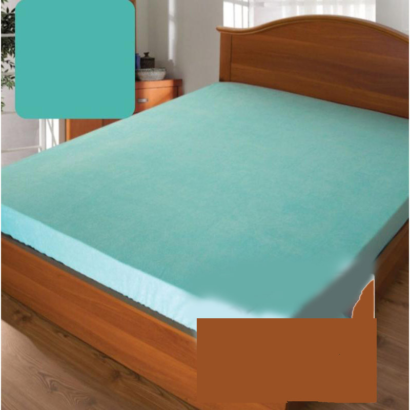 Простынь махровая двуспальная 200×175 ментоловая Киев - изображение 1