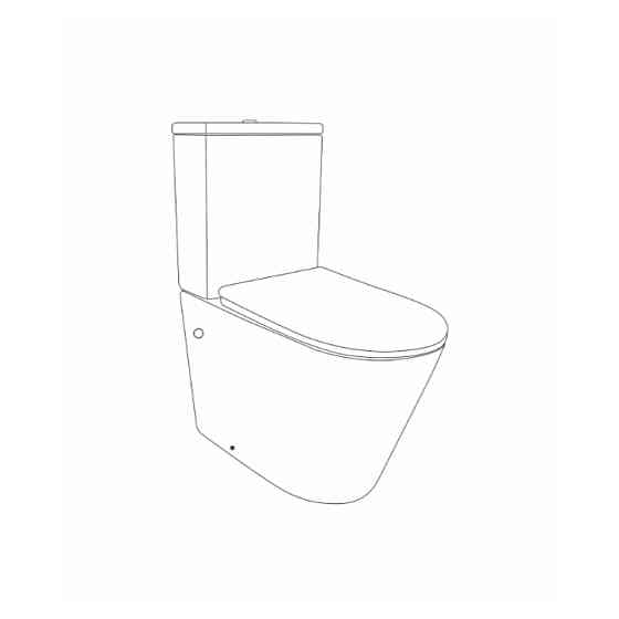 Унітаз підлоговий Qtap Swan Ultra Quiet із сидінням Soft-close 640x360x835 мм QT16222182TW White Київ