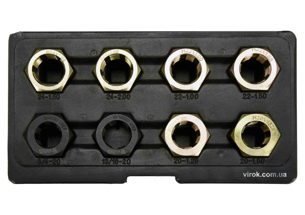 Набір для ремонту різьби YATO : 5/4" (32 мм), 8 шт. [20] Одеса - фото 1