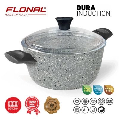 Каструля Flonal Dura Induction 4,3 л з кришкою (DUICV2430) Вінниця - фото 2