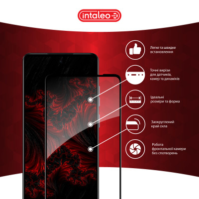 Скло захисне Intaleo Full Glue MOTO E14 Black (1283126597718) Вінниця - фото 3
