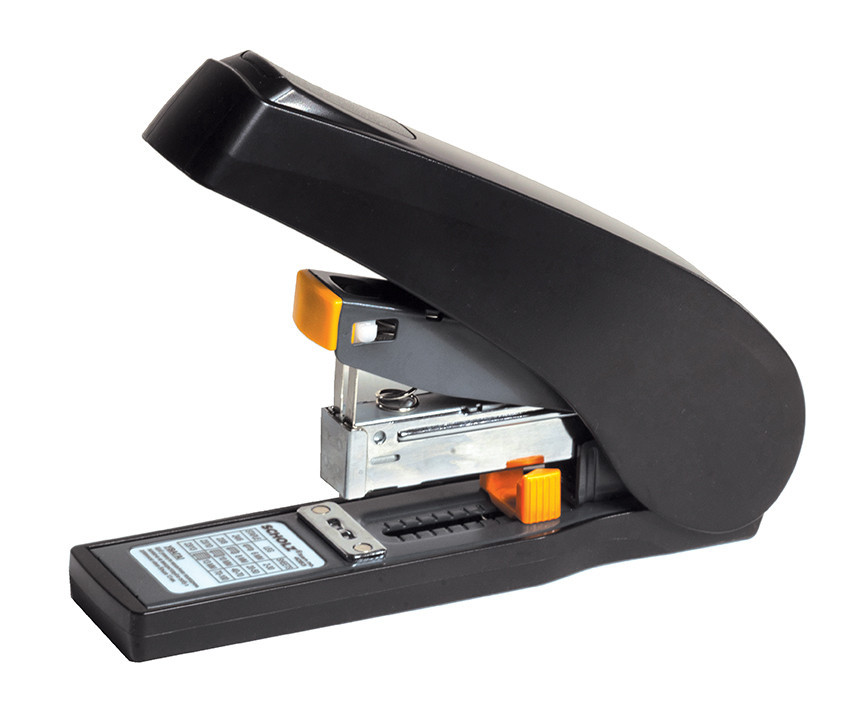 Степлер металевий №24/6-23/6-13 (100 арк.) "Scholz" 79 мм. чорний, 4053-09SCH, шт Київ - фото 1