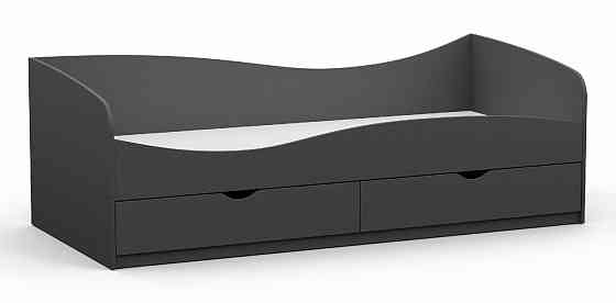 Ліжко односпальне L-11, Антрацит, 2030х937х680 Львів