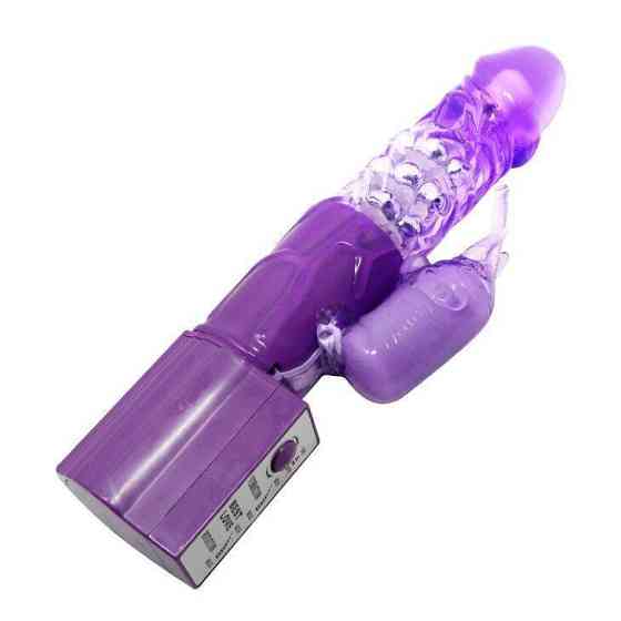 Вибратор с стимулятором клитора Cute Baby Vibrator, BW-004103 PINK Sex Aura Киев