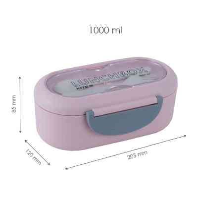 Ланч-бокс дитячий Kite з розділювачем 1000 мл, рожевий (K23-185-3) Вінниця