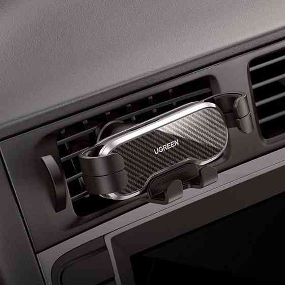 Автотримач для телефона UGREEN LP228 Gravity Drive Air Vent Car Mount Phone Holder Black Одеса