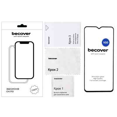 Стекло защитное BeCover Xiaomi Redmi A2 10D Black (711366) Винница