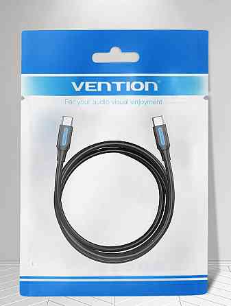 Кабель USB 2.0 Type-C M-M, 1 м, (100W) Чорний, Vention Вінниця