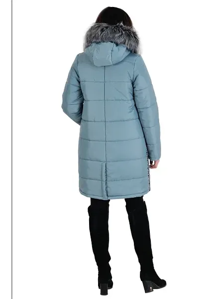 Женская зимняя модная длинная куртка пуховик. 42-72р Киев - изображение 2