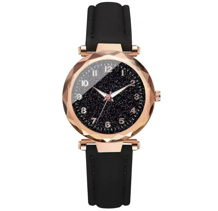 Подарочный набор для женщин 1 наручные часы с 4 оригинальными браслетами без подарочной коробки черный Киев - изображение 5