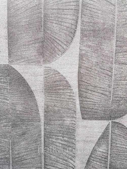 Шпалери вінілові на флізеліні AS creation Metropolitan stories By Time 0,53х10 модерн листя фігури смужки чорні сірі Київ - фото 2