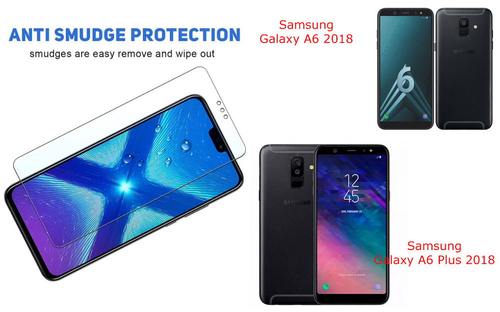 Защитное стекло NeoGlass для Samsung Galaxy A6 2018, Galaxy A6 Plus 2018 – ультрапрозрачное и устойчивое Киев - изображение 3