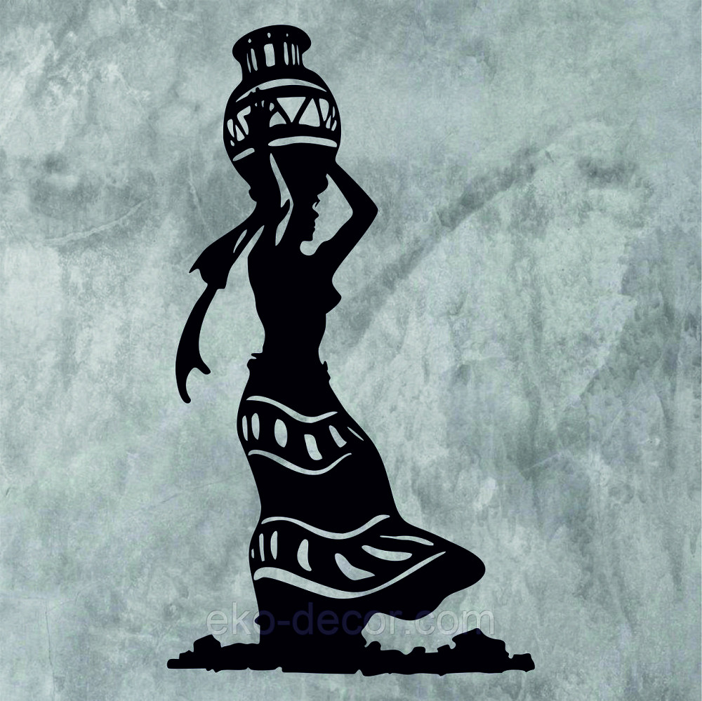 Декоративное настенное Панно «Индийка», Декор на стену 110*76 см, Черный Киев - изображение 5