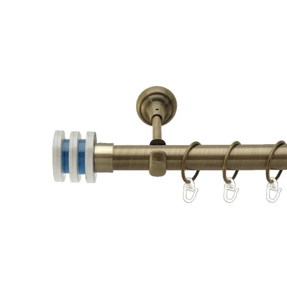 Карниз Orvit Акварія металевий однорядний відкритий Антик 25 мм 300 см (4223929) Львов - изображение 1