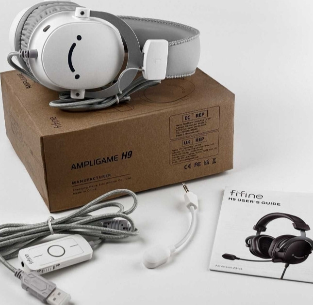 Игровые Наушники Fifine H9 Ampli Game геймерские White. Киев - изображение 1
