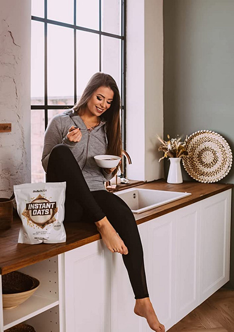 Вівсяні пластівці швидкого приготування BioTech Instant Oats Gluten Free 1000 g (Unflavoured) Луцьк - фото 2