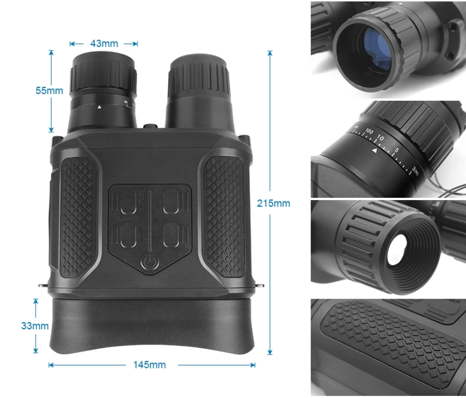 Ночной бинокль 400B, качественная оптика с подсветкой и цифровым увеличением для охоты и туристических приключений Одесса - изображение 1