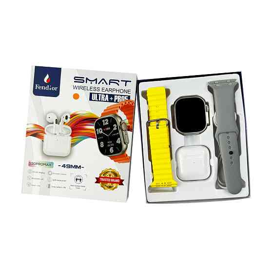 Смарт-годинник Fendior S30 Pro Max, жовтий 49 мм Київ