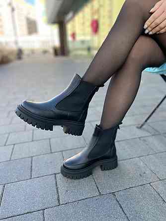 Edan Instruments Черевики жіночі EDAN 18 чорні (зима, шкіра натуральна) (5695) 41 Коломыя