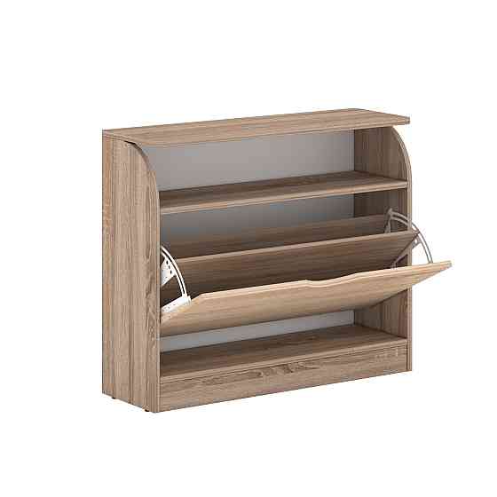 Тумба для обуви №3, Дуб Сонома Трюфель/Дуб Сонома, 800/250/650 Львов