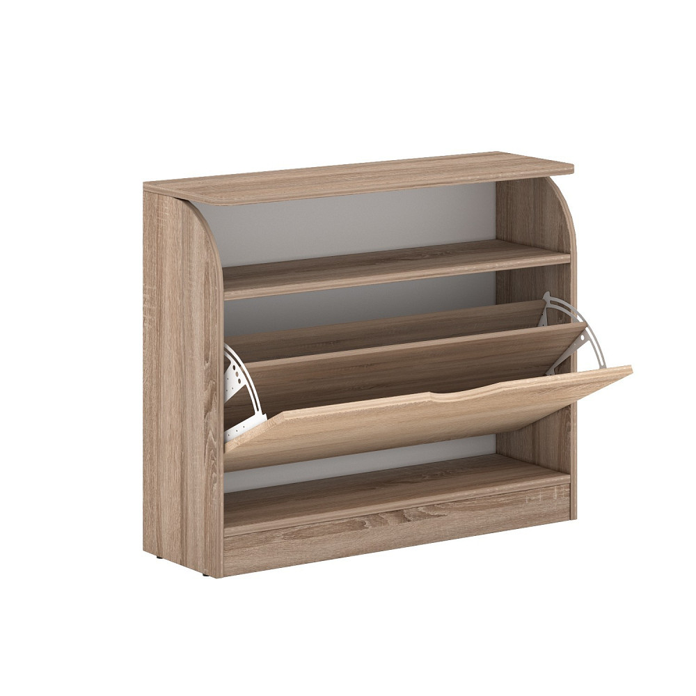 Тумба для обуви №3, Дуб Сонома Трюфель/Дуб Сонома, 800/250/650 Львов - изображение 2