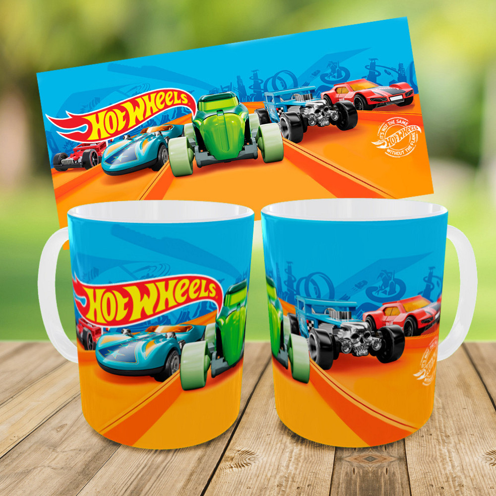 Дитячий набір Hot Wheels сумка-бананка + керамічна кружка з принтом (5715) Київ - фото 4