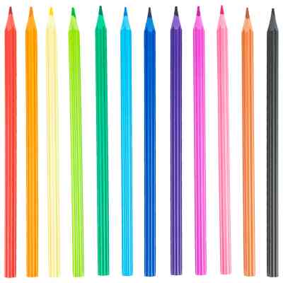 Олівці кольорові Kite Flower пластикові, 12 кольорів (K24-049-1) Вінниця