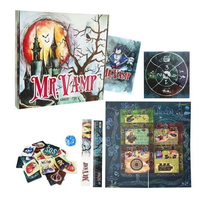 Настільна гра-квест "Mr. Vamp" 32060 укр Вінниця - фото 1