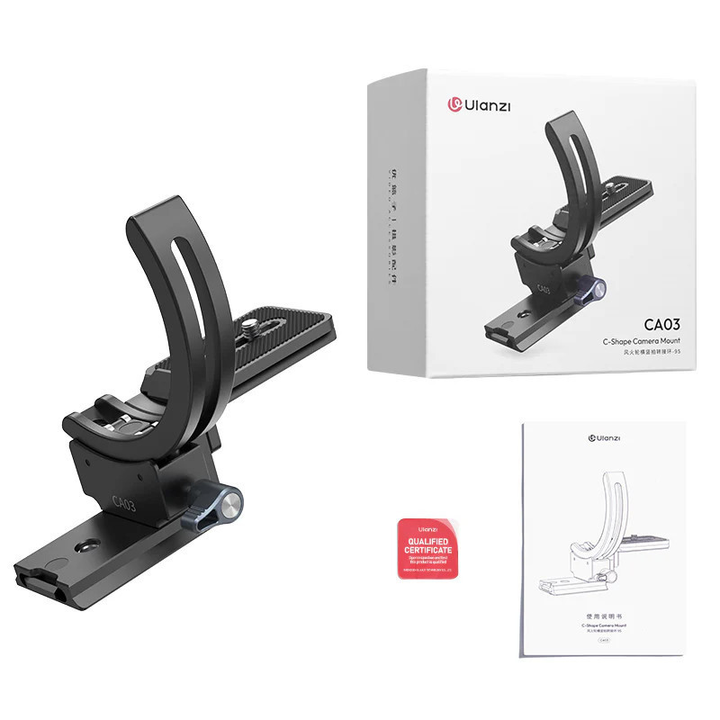 Вертикальне кріплення для камери на штатив 0-90° Ulanzi CA03 Київ - фото 5