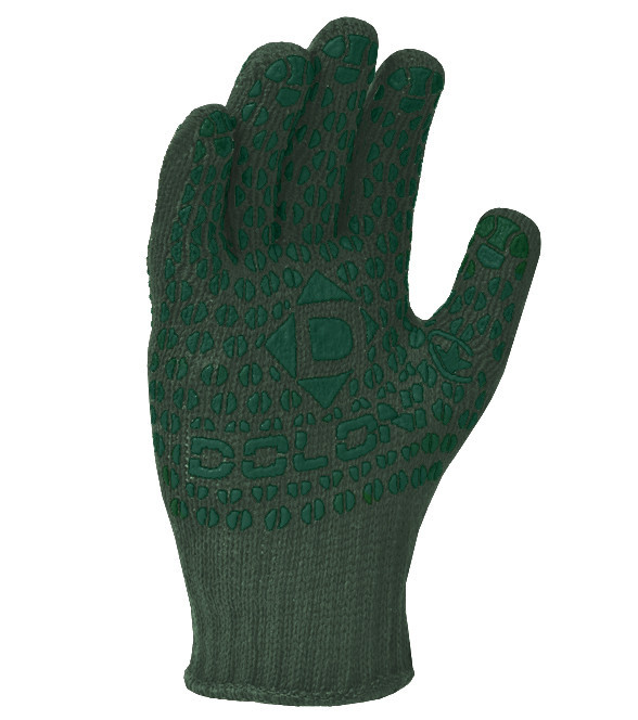 Doloni рукавички робочі захисні трикотажні з ПВХ малюнком, розмір 10, Стандарт 548 Рівне - фото 1