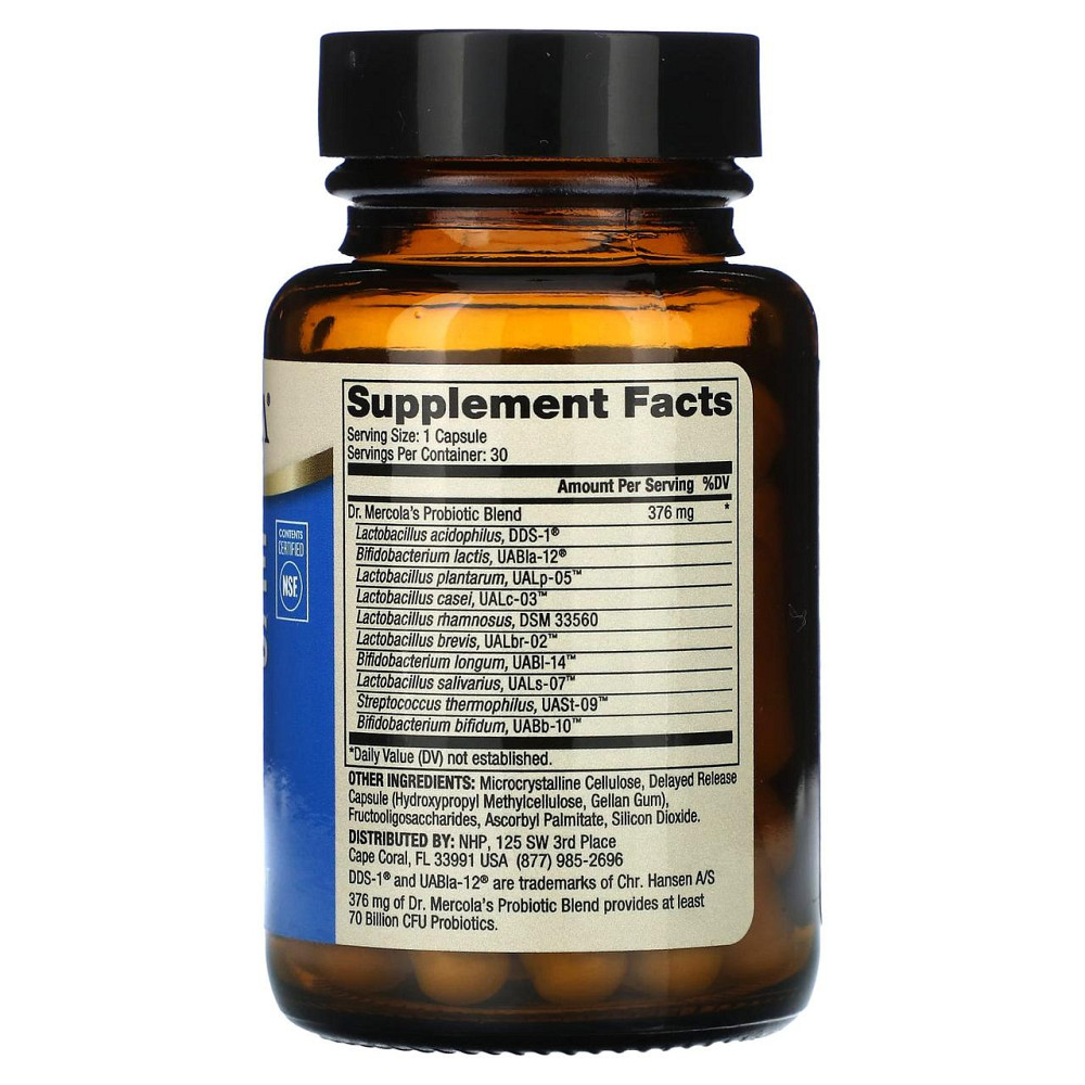 Пробиотики Dr. Mercola Complete Probiotics 30 капс Киев - изображение 2